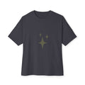 Boxy Tee — Minimalist Sparkle Star Graphic